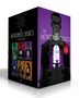 "The Monstrous Classics Collection" zeigt Frankenstein vor violettem Hintergrund; Buchrücken mit weiteren Horrorfiguren., Buch