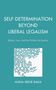 "SELF-DETERMINATION BEYOND LIBERAL LEGALISM: Ethics, Law, and the Politics of Justice" steht auf einem türkisfarbenen Cover mit abstrakter Grafik.