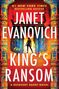 „#1 New York Times Bestselling Author Janet Evanovich. The King's Ransom. A Recovery Agent Novel.“  
Frau in Portal.
