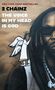 Text: "2 CHAINZ THE VOICE IN MY HEAD IS GOD". Illustration eines Engels, der flüstert, neben dem Gesicht eines Mannes., Buch