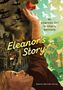 „Eleanor's Story: An American Girl in Hitler's Germany.“ Illustration: Mädchen streckt Hand nach Apfel aus, im Hintergrund Bomberflugzeuge.