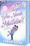 „Who Needs Mistletoe?“ und „All he wants for Christmas is a second chance…“. Illustration: Umarmendes Paar im Schnee., Buch