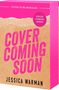 "Cover Coming Soon" in großen Buchstaben, umgeben von leuchtendem Pink. Autor: Jessica Warman., Buch