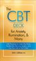 "The CBT Deck for Anxiety, Rumination, & Worry" von Seth J. Gillihan, PhD. Gelber Hintergrund, blauer Text.