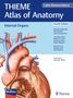 "THIEME Atlas of Anatomy, Internal Organs, Fourth Edition. Illustration eines offenen Herzens mit Blutgefäßen.", 1 Buch und 1 Diverse