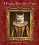 „I Purr, Therefore I Am“ und „CHARLOTTE JEAN“ stehen oben und unten. 
Ein weißer Kater in historischem Kostüm in einem goldenen Rahmen., Buch