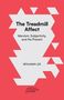 „The Treadmill Affect: Marxism, Subjectivity, and the Present“ von Benjamin Lee. Geometrische Formen auf rotem Hintergrund., Buch
