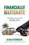 "FINANCIALLY ILLITERATE", "The Money Lessons We NEVER Had" von Jelena Petronijevic. Fuß in Kette mit Kreditkarte.