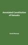 Text: "Annotated Constitution of Vanuatu" und "David Mossop". Hintergrundfarbe: Grün.