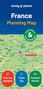 Lonely Planet: Lonely Planet France Planning Map, KRT