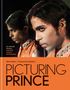 "Picturing Prince" von Steve Parke mit Vorwort von Sheila E. zeigt ein Profil von Prince mit Spiegelbild, Schmuck im Ohr., Buch