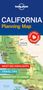 Lonely Planet: Lonely Planet California Planning Map 1, Karten