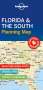 Lonely Planet: Lonely Planet Florida & the South Planning Map 1, Karten