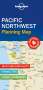 Lonely Planet: Lonely Planet Pacific Northwest Planning Map 1, Karten