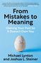 Text: "Michael Lynton and Joshua Steiner. From Mistakes to Meaning." Unten grün: "blink" und "COVER TO BE REVEALED"., Buch