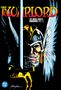 "The Warlord" in rot-gelber Schrift, darunter "BY MIKE GRELL OMNIBUS VOL. 2". Ein Krieger mit Helm und Flügeln hält ein Schwert., Buch