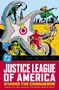 "Justice League of America: Starro the Conqueror." Heldengruppe kämpft gegen riesigen Stern mit Tentakeln. Comic-Cover.