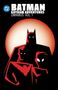 "BATMAN GOTHAM ADVENTURES OMNIBUS VOL. 1." Illustration von Batman mit roten und schwarzen Silhouetten vor einem roten Kreis., Buch