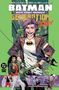 "BATMAN: White Knight Presents: Generation Joker" und "DC Black Label". Illustrativ, Figuren in städtischer Umgebung., Buch
