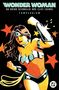 Text: "Wonder Woman by Brian Azzarello and Cliff Chiang, Compendium." Illustrierte Wonder Woman in kraftvoller Pose, umgeben von Sternen.