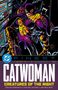 "DC FINEST CATWOMAN CREATURES OF THE NIGHT Doug Moench | Chuck Dixon | Jim Balent." Illustration: Katze und Frau in Aktion.