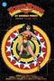 „WONDER WOMAN“ in Rot, George Pérez in Gelb, Omnibus Volume Three. Illustration: Frau in Superheldenkostüm mit Lasso., Buch