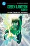 "Green Lantern Rebirth" steht in großen grünen Buchstaben. Ein Held in grünem Anzug fliegt energisch durch Wolken., Buch