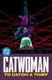 "DC FINEST CATWOMAN TO CATCH A THIEF" in großen Buchstaben. Catwoman hängt kopfüber, umgeben von roten Lasern, auf einen grünen Edelstein zu., Buch