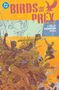 Text: "BIRDS OF PREY" in großer, rosa Schrift, darunter "BY KELLY THOMPSON OMNIBUS". Actionreiche Comic-Illustration mit Heldinnen., Buch