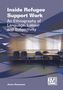 "Inside Refugee Support Work: An Ethnography of Language, Labour and Subjectivity." Raum mit Stühlen, Tisch, Fenster., Buch
