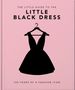 "The Little Guide to the Little Black Dress", Silhouette eines Kleides auf pinkem Hintergrund.