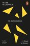 Mark Mazower - On Antisemitism. Gelbe Dreiecke auf schwarzem Hintergrund. Logo: Pinguin in orangem Oval., Buch