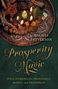 "Rachel Patterson, Prosperity Magic: Spell Working for Abundance, Money, and Prosperity." Ein Tablett mit Münzen und Kerzen.