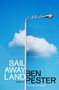 "Sail Away Land" von Ben Pester. Eine Wolke hinter Laterne mit sitzenden Möwen, vor blauem Himmel., Buch