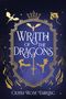 „WRATH OF THE DRAGONS“, „OLIVIA ROSE DARLING“, Wappen mit Krone, umgeben von goldenen Drachen und Flammen.