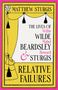"Matthew Sturgis: The Lives of Willie Wilde, Mabel Beardsley, Howard Sturgis. Relative Failures." Illustration: Wappen, Vorhänge.