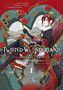 Text: "Twisted Wonderland", "The Manga", "Book of Heartslabyul", "1". Illustration: Roter Thron, Figur in rotem Umhang, Haltungs- und Pokerkarten., Buch