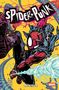 "Spider-Punk Omnibus" in großer Schrift. Comic-Stil, zeigt Spider-Punk in dynamischer Pose mit grellen Farben., Buch
