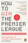 "HOW TO WIN THE PREMIER LEAGUE. The inside story of football’s data revolution. Ian Graham" in Blockschrift. Rechter Teil: Zitate. Unten rechts: Pinguin-Logo., Buch