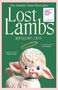 "Lost Lambs" von Madeline Cash. Grüner Hintergrund, rosa Rand, Figur eines lächelnden Lämmchens mit großen blauen Augen., Buch