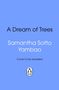Text: "A Dream of Trees", "Samantha Sotto Yambao", "Cover to be revealed". Unten ein Pinguin-Logo auf blauem Hintergrund.