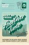 "Meet Me There Another Time" in grüner Schrift, Umschlag-Design mit Bäumen, Briefmarke und Luftpost-Stempel., Buch