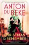 Text: "Anton Du Beke", "A Christmas to Remember". Tanzendes Paar vor geschmücktem Weihnachtsbaum, elegante Abendgarderobe., Buch