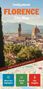 „lonely planet FLORENCE City Map“. Darunter Florenz-Panorama, Titel zeigt Kirchen und Gebäude, Karte und Highlights.