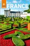 Text: "FRANCE", "ROUGH GUIDES", "Free eBook".  
Eine gepflegte Gartenlandschaft vor einem historischen Schloss., Buch