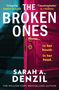 „Gripping“ Shalini Boland, „Claustrophobic“ AJ McDine. „THE BROKEN ONES“ von Sarah A. Denzil. Rote Tür öffnet sich zu Treppe., Buch