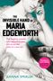 "The Invisible Hand of Maria Edgeworth" von Jeanna Smialek; Illustration einer Frau mit Büchern im Hintergrund., Buch