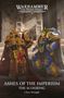 "Ashes of the Imperium: The Scouring, Chris Wraight." Zwei Figuren in eindrucksvollen, verzierten Rüstungen stehen sich gegenüber., Buch