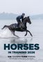 Text: "HORSES IN TRAINING 2026. 536 TRAINERS 17,906 HORSES." 

Mensch reitet schwarzes Pferd im Wasser., Buch