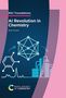 "AI Revolution in Chemistry" von Brian McKew. Grafiken zeigen chemische Symbole, Molekülstrukturen und technische Geräte., Buch